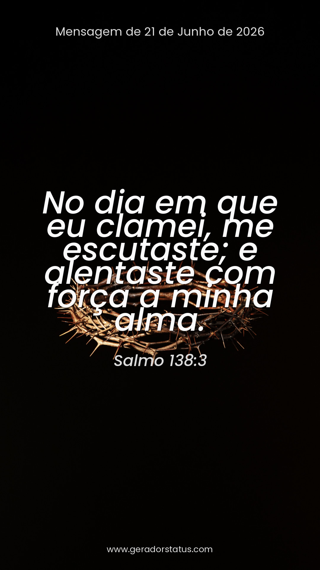 Status do dia: Salmo