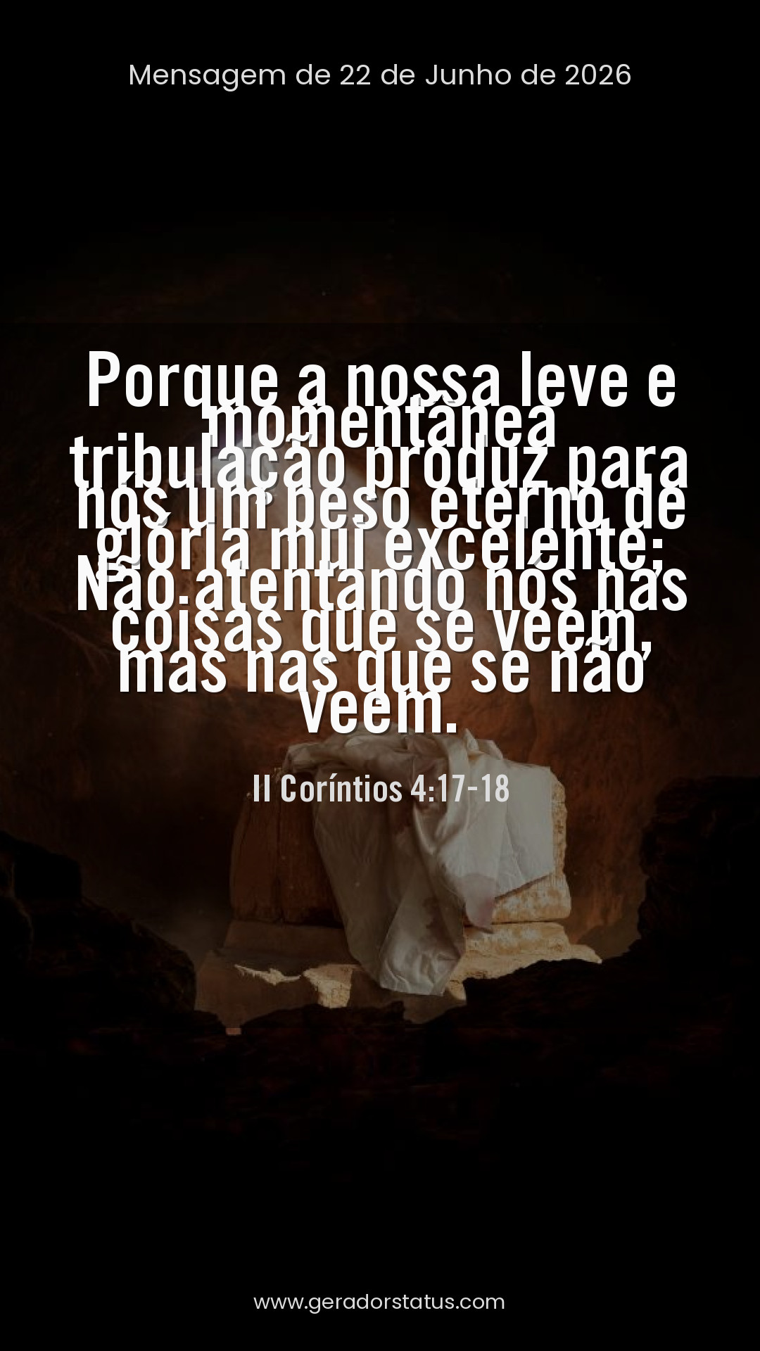 Status do dia: Versículo