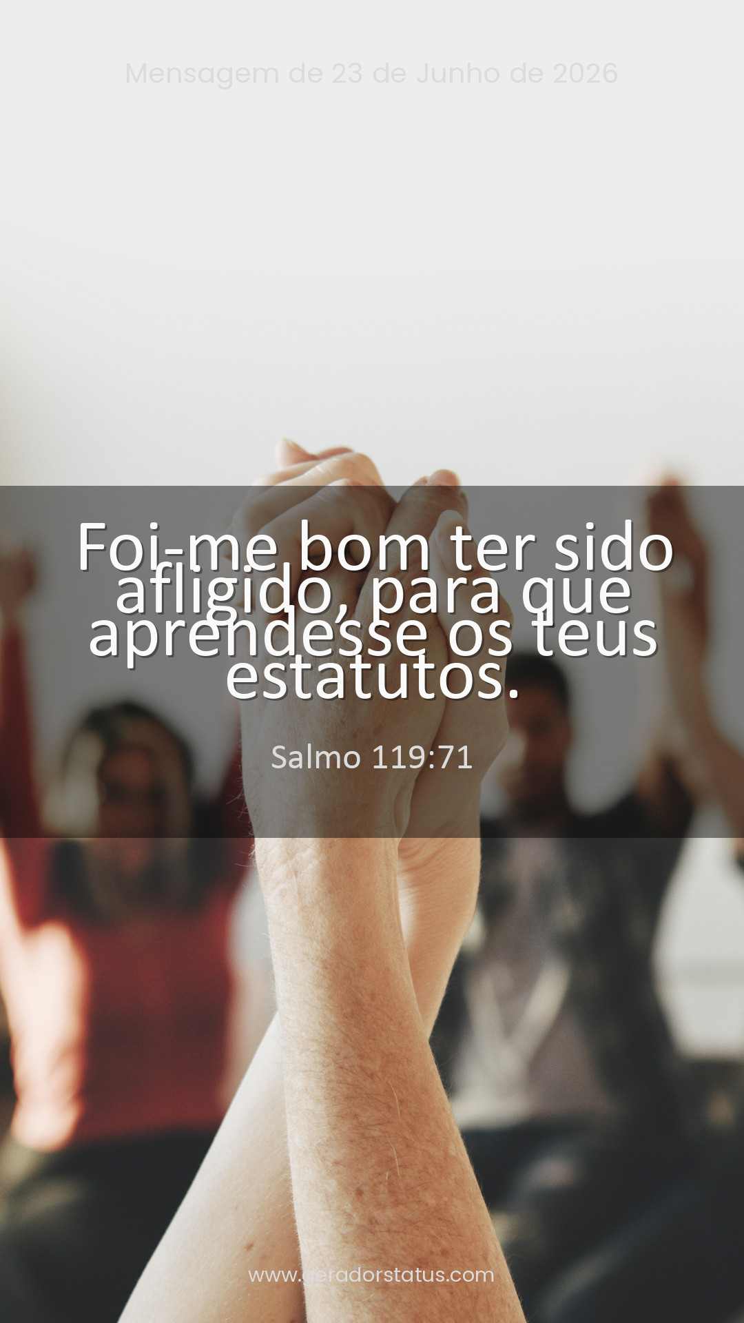Status do dia: Salmo