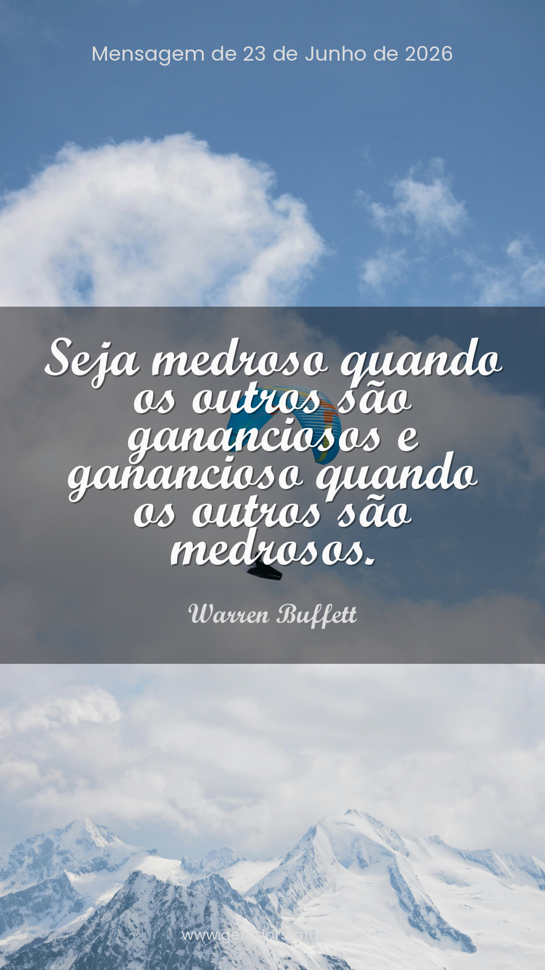 Status do dia: Citação