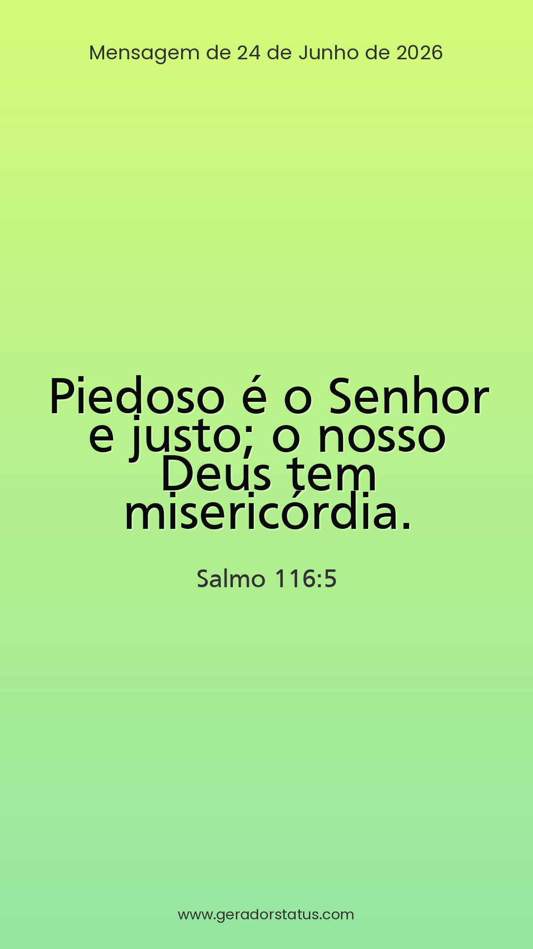 Status do dia: Salmo