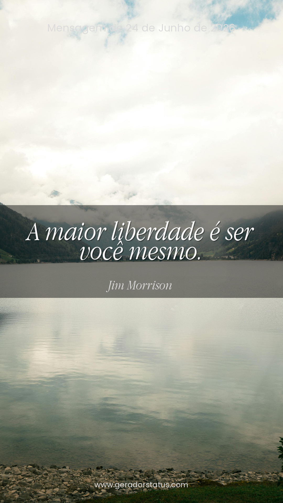 Status do dia: Reflexão