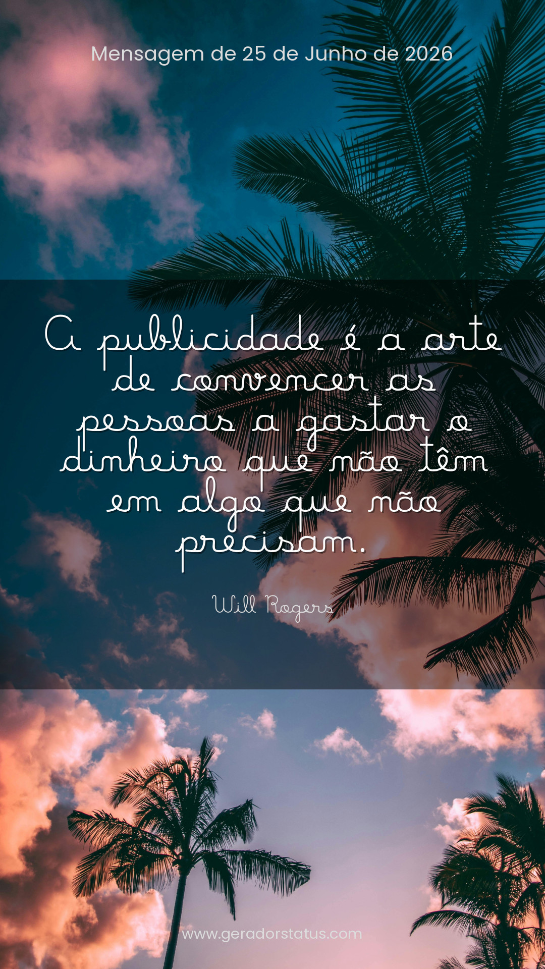 Status do dia: Citação