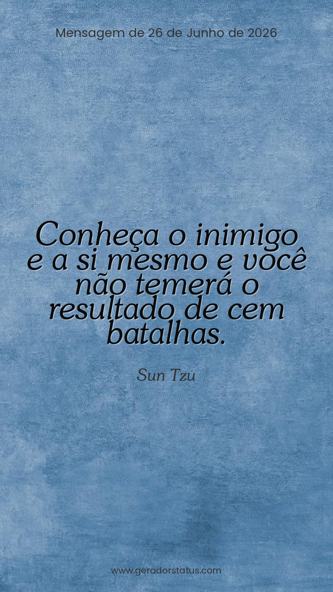 Status do dia: Sabedoria