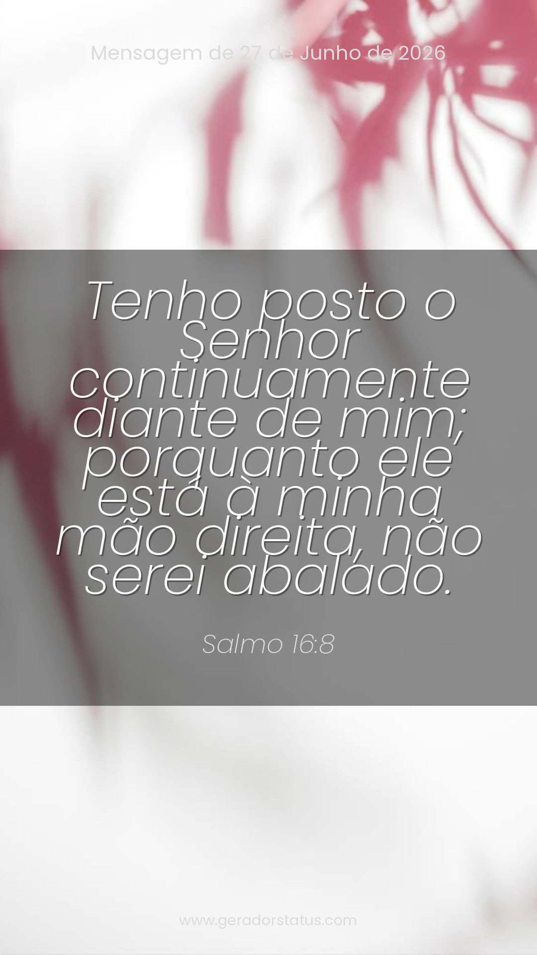 Status do dia: Salmo