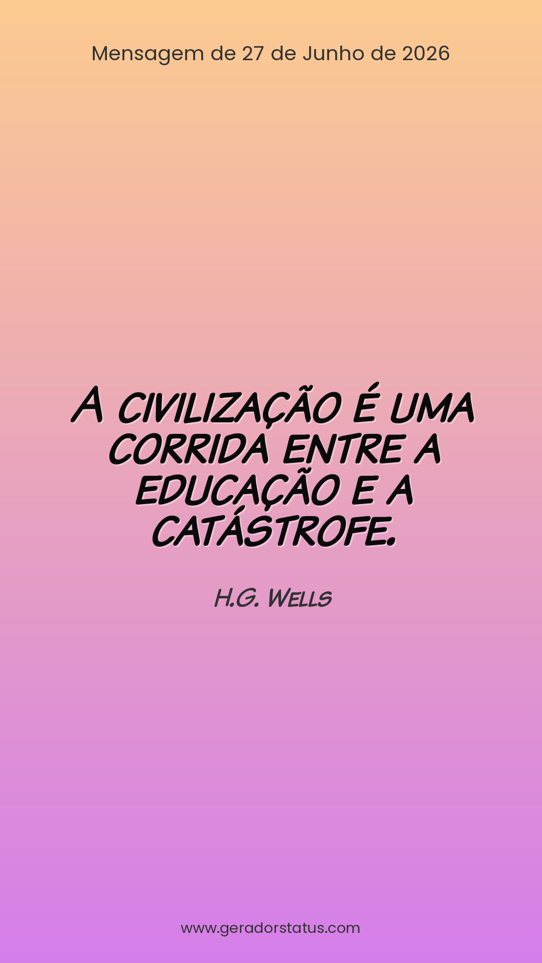 Status do dia: Citação