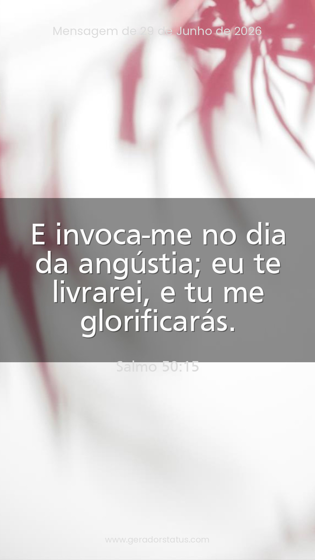 Status do dia: Salmo