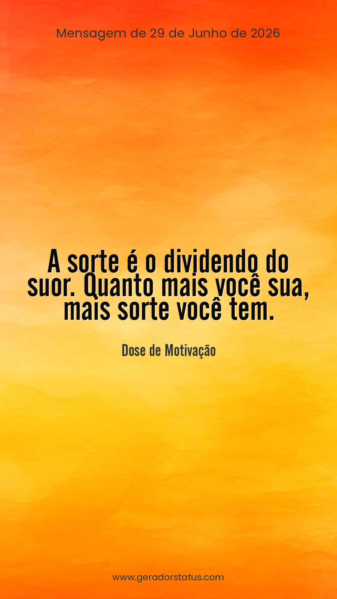 Status do dia: Motivacional