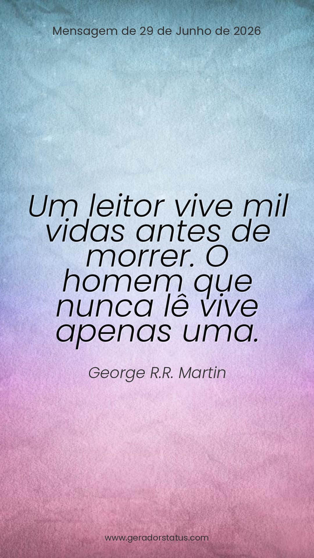 Status do dia: Citação