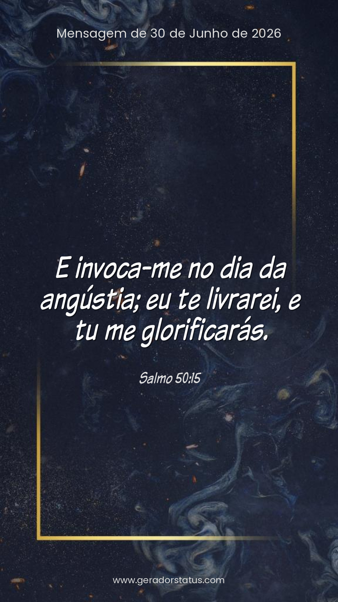 Status do dia: Salmo