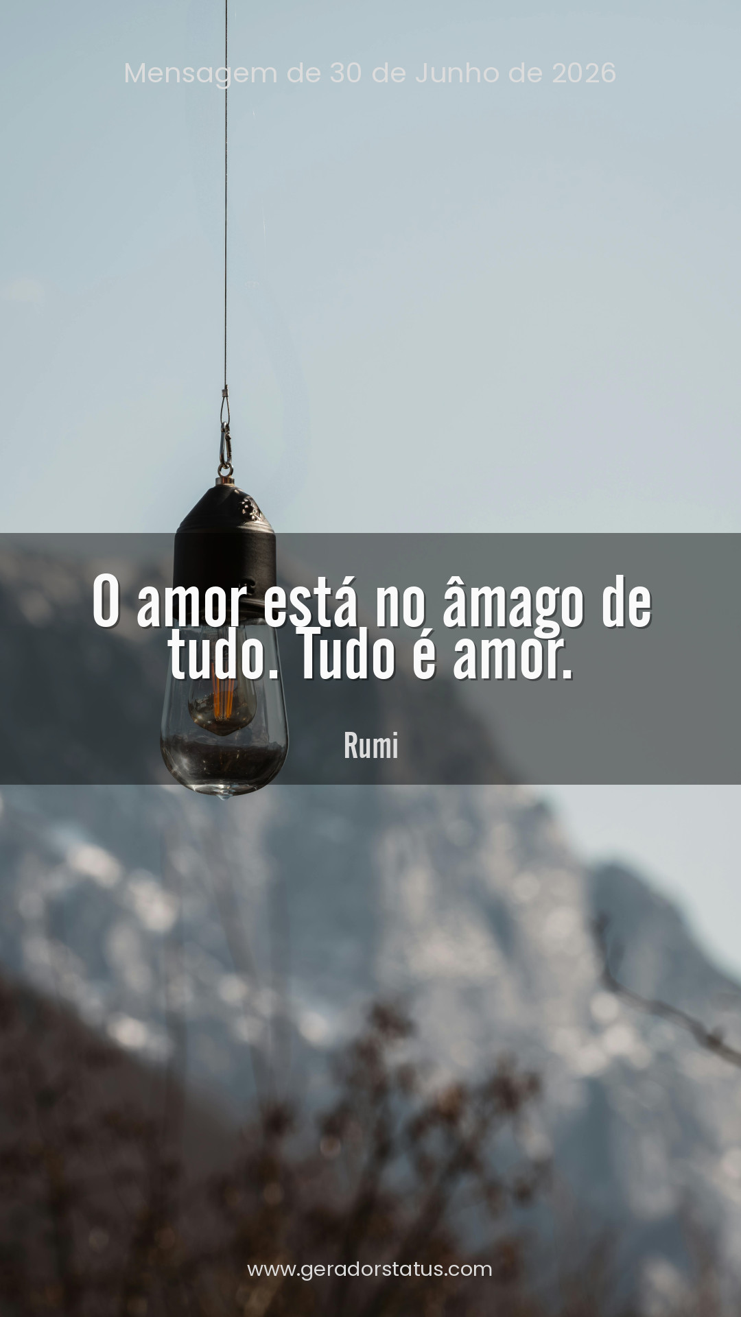 Status do dia: Reflexão