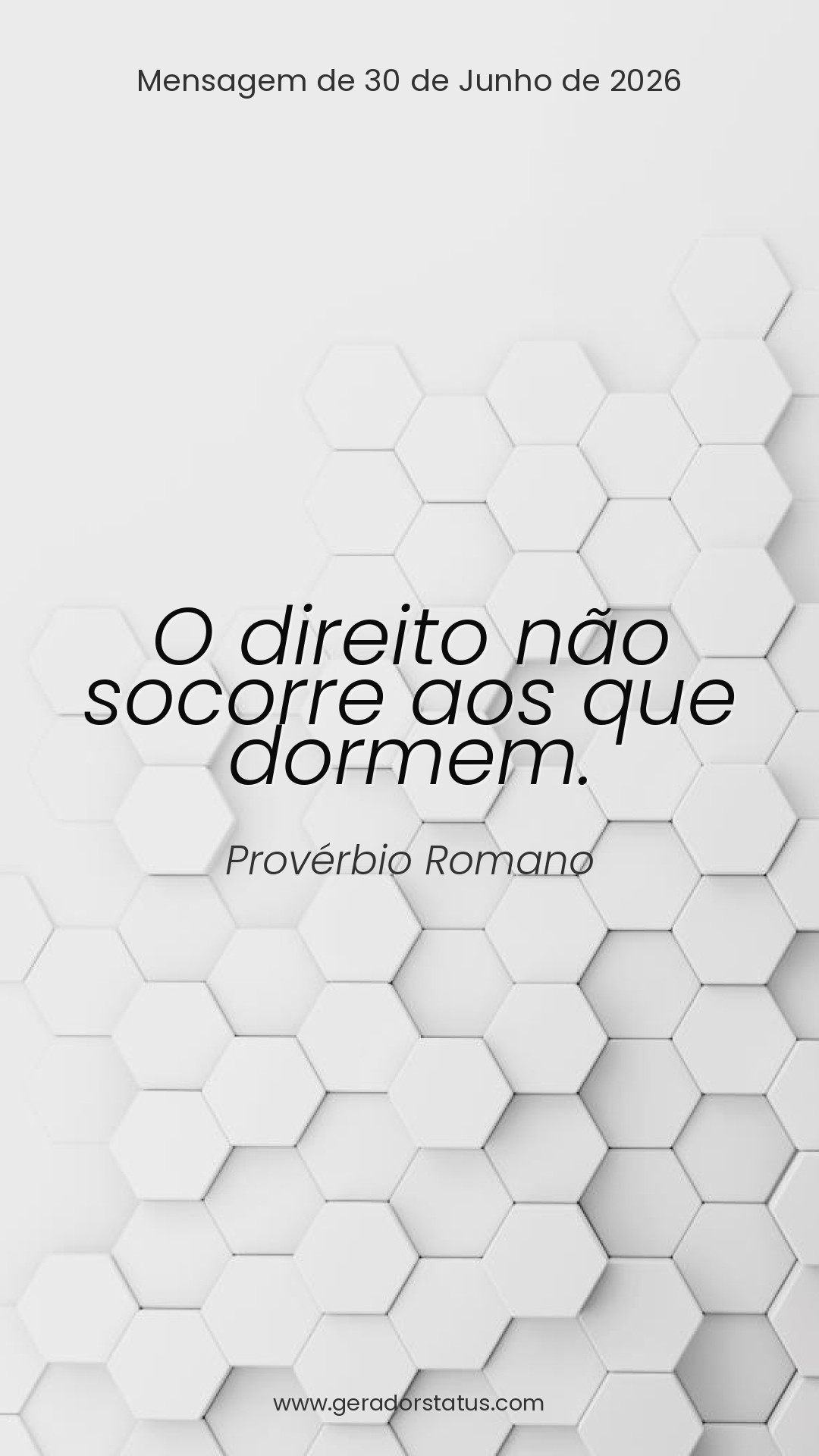 Status do dia: Citação