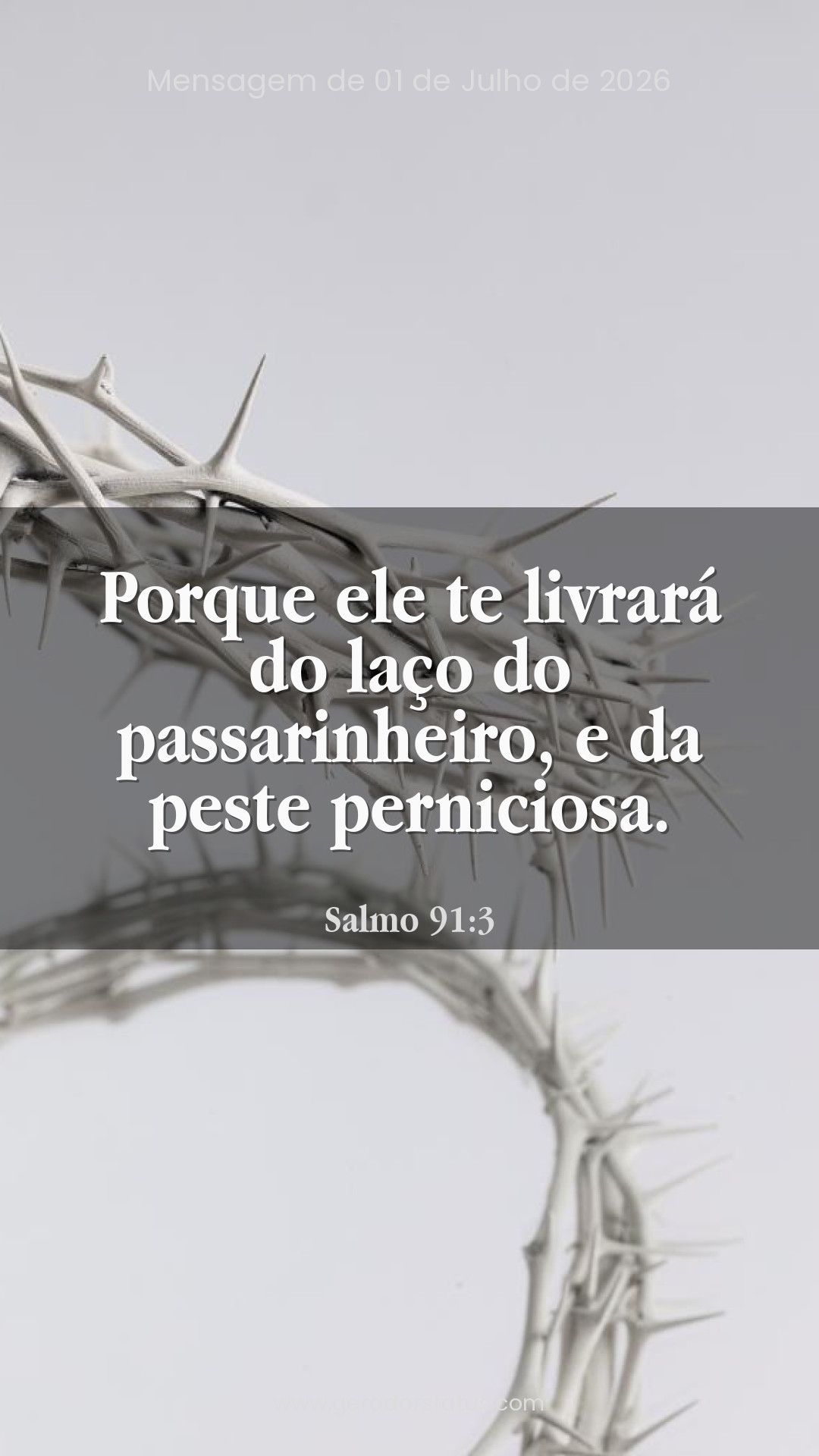 Status do dia: Salmo