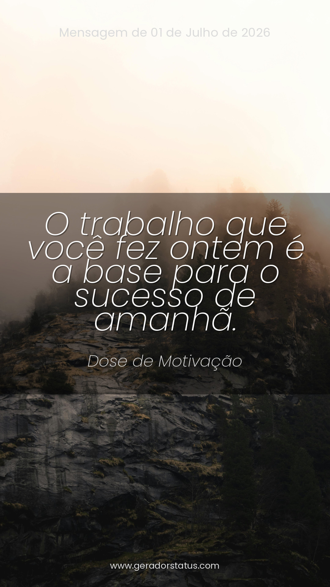 Status do dia: Motivacional