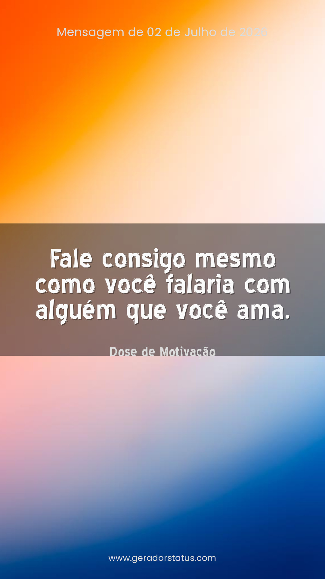 Status do dia: Motivacional