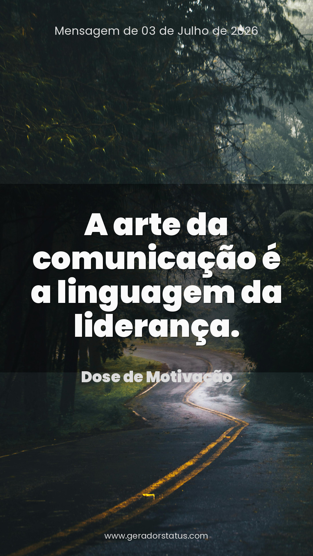 Status do dia: Motivacional