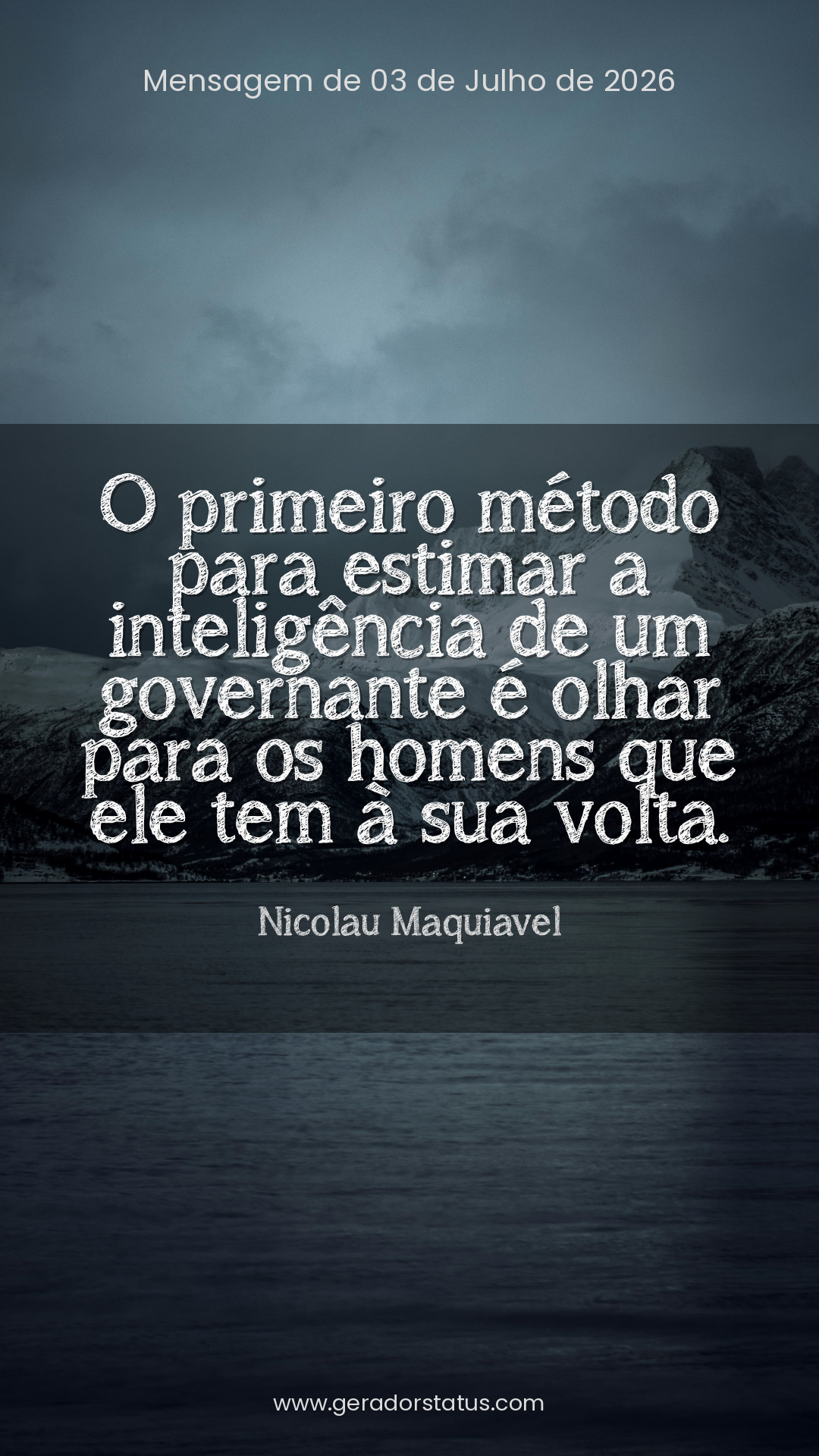 Status do dia: Sabedoria