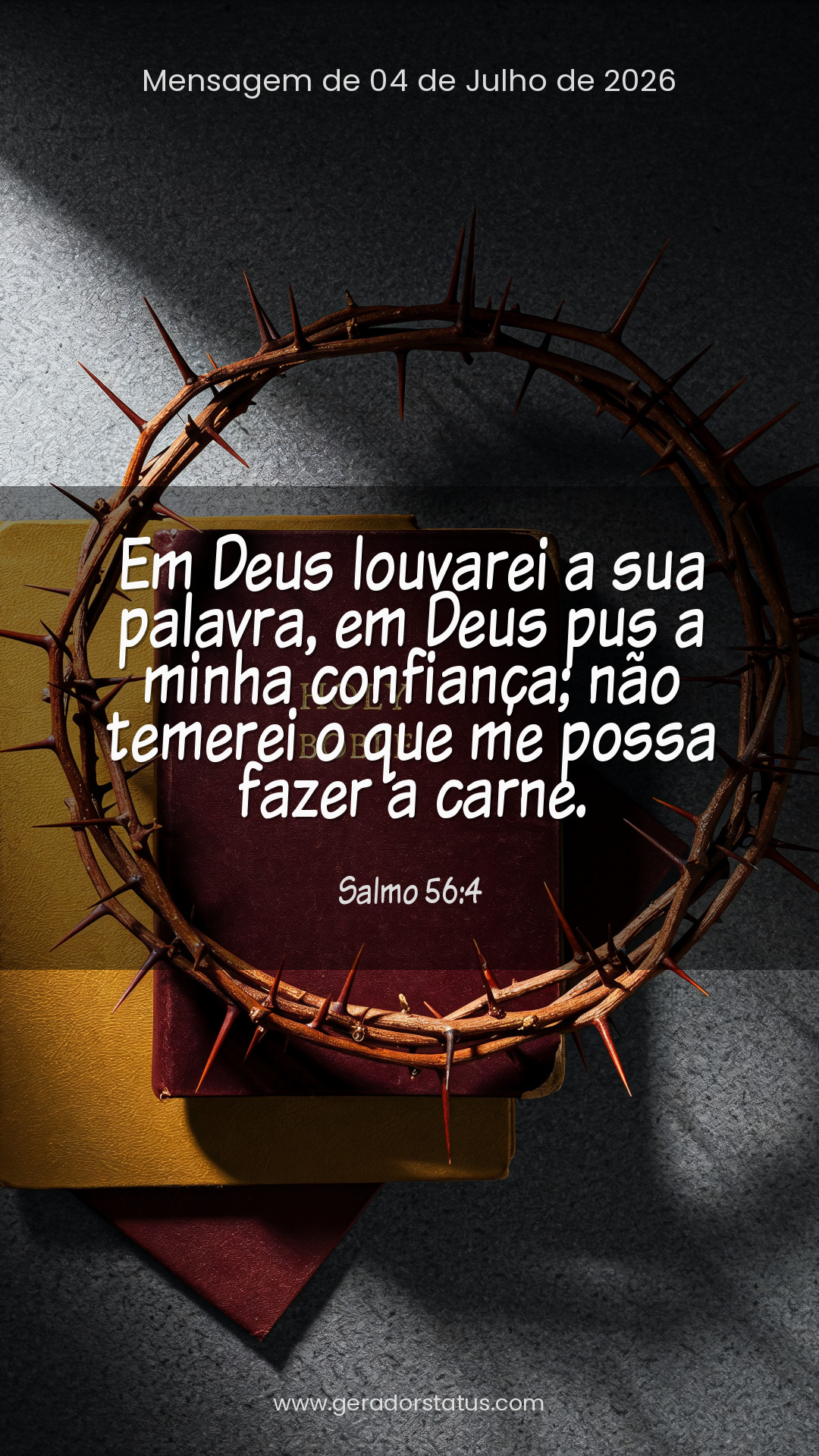 Status do dia: Salmo