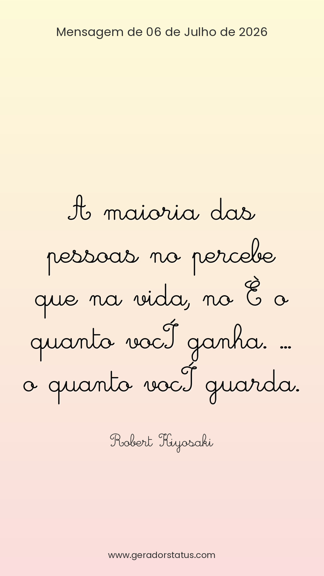 Status do dia: Sabedoria