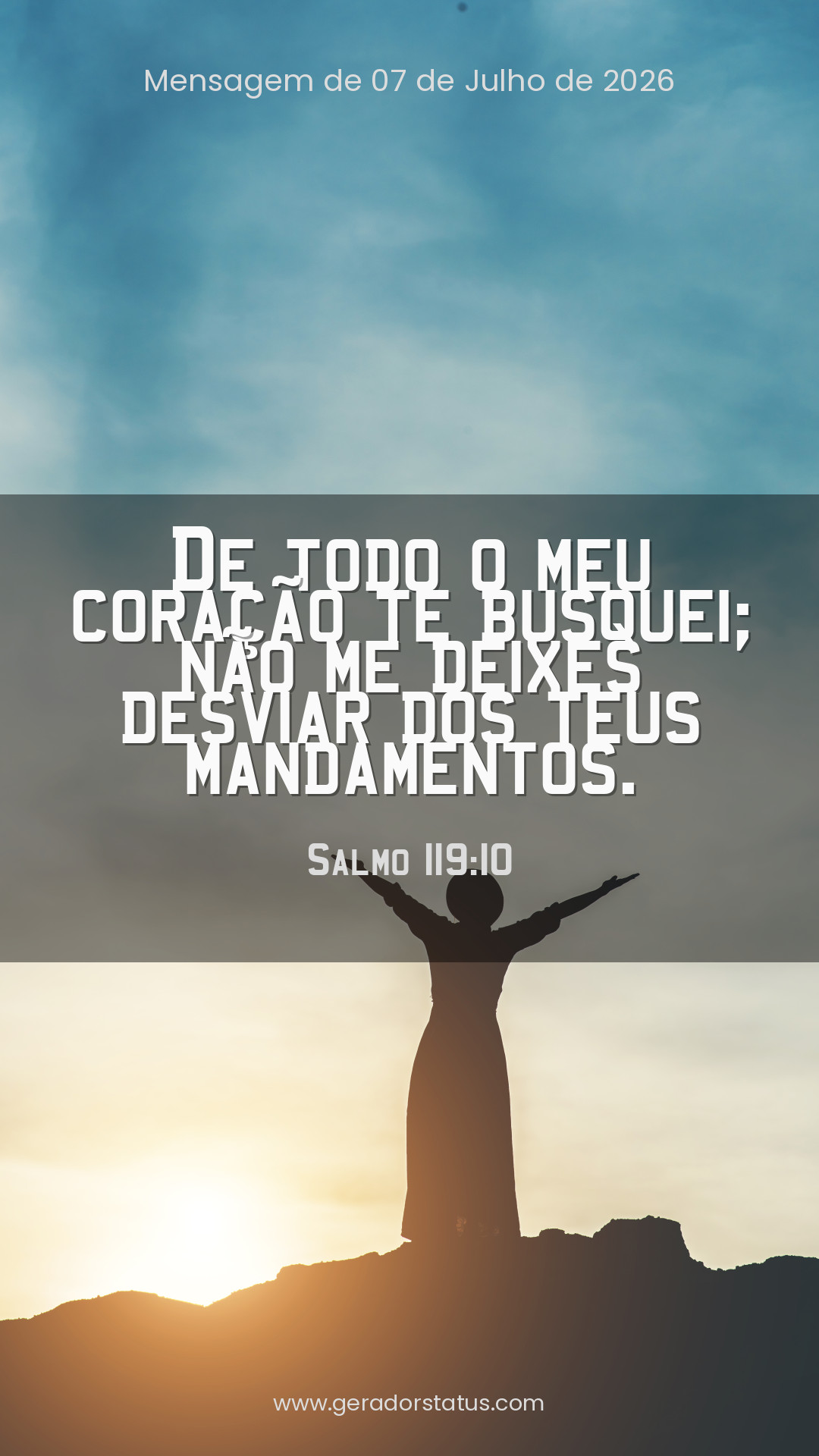 Status do dia: Salmo