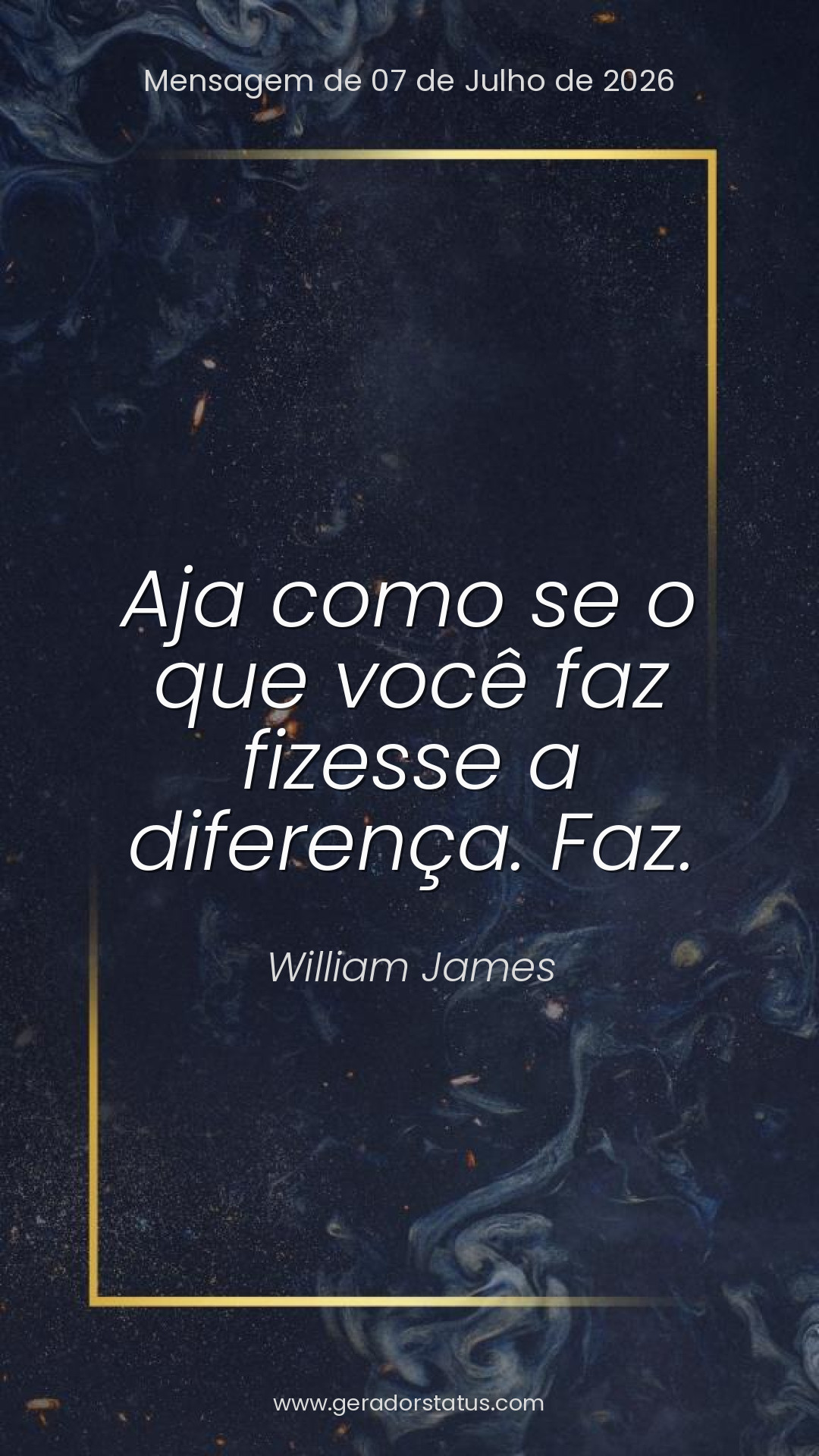Status do dia: Reflexão