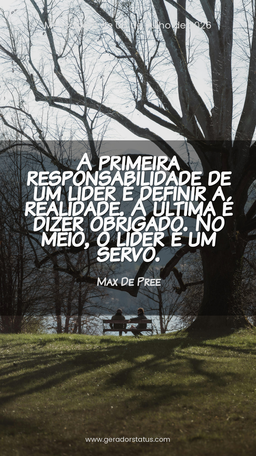 Status do dia: Citação