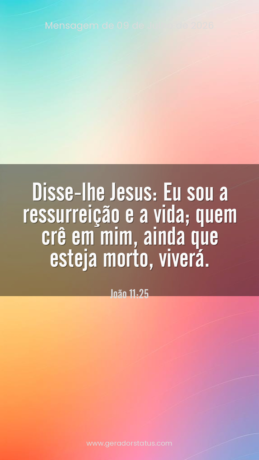 Status do dia: Versículo