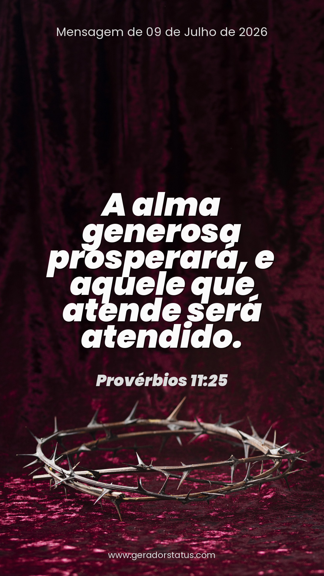 Status do dia: Versículo