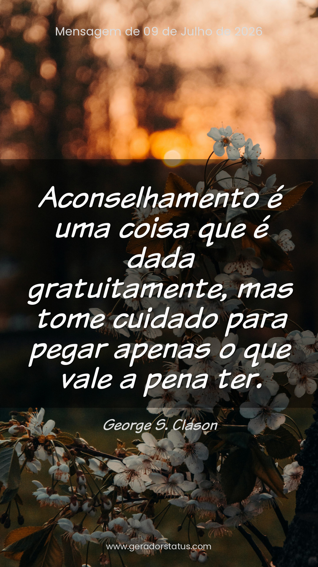 Status do dia: Sabedoria