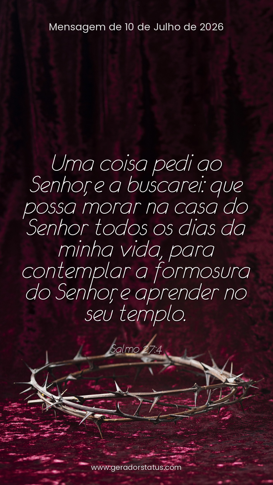 Status do dia: Salmo