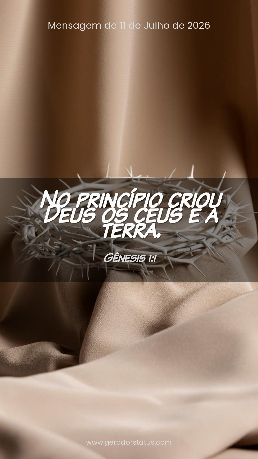 Status do dia: Versículo