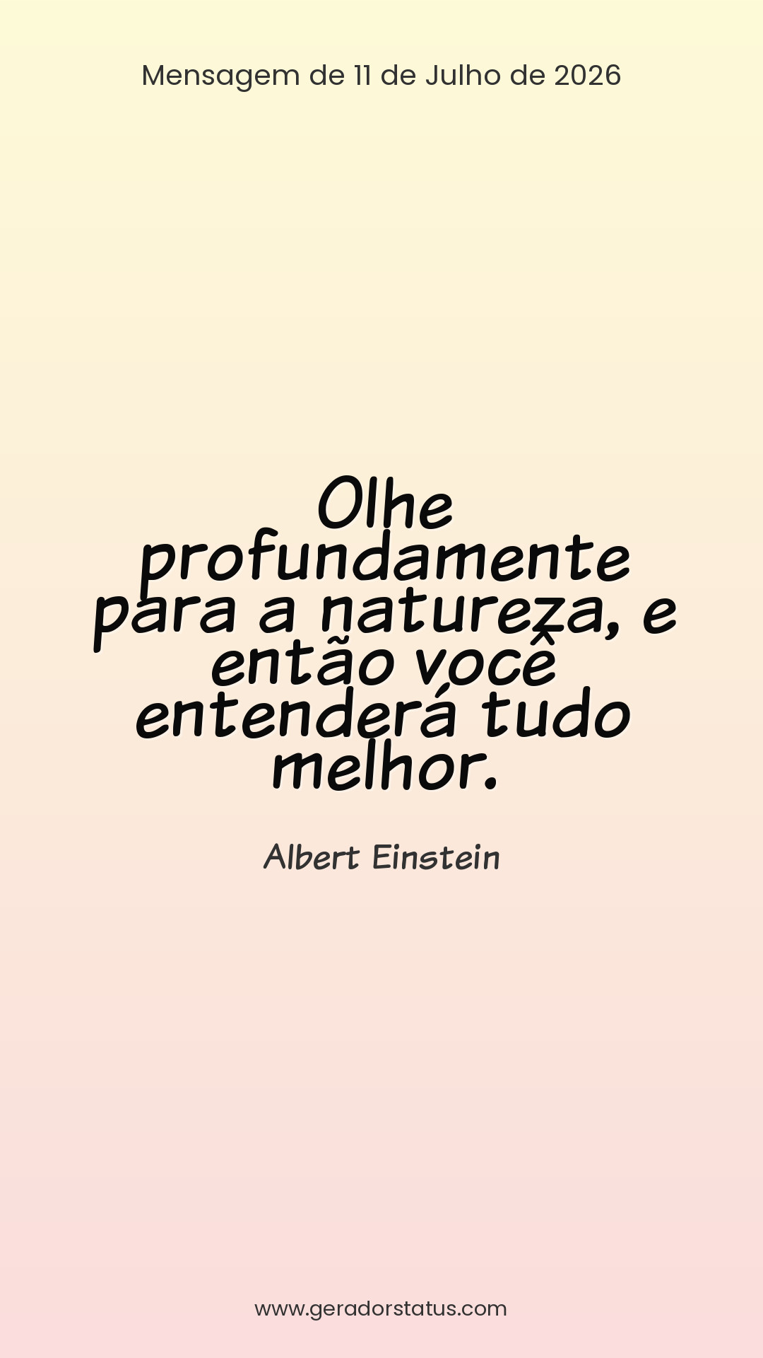 Status do dia: Citação