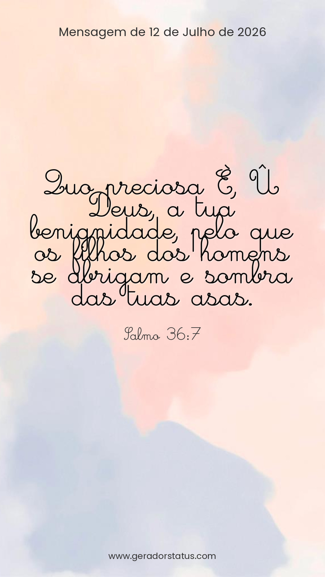 Status do dia: Salmo