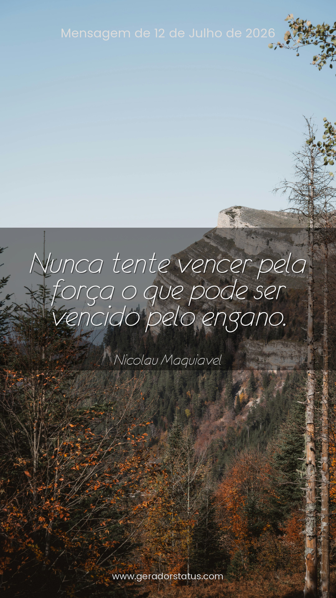 Status do dia: Sabedoria
