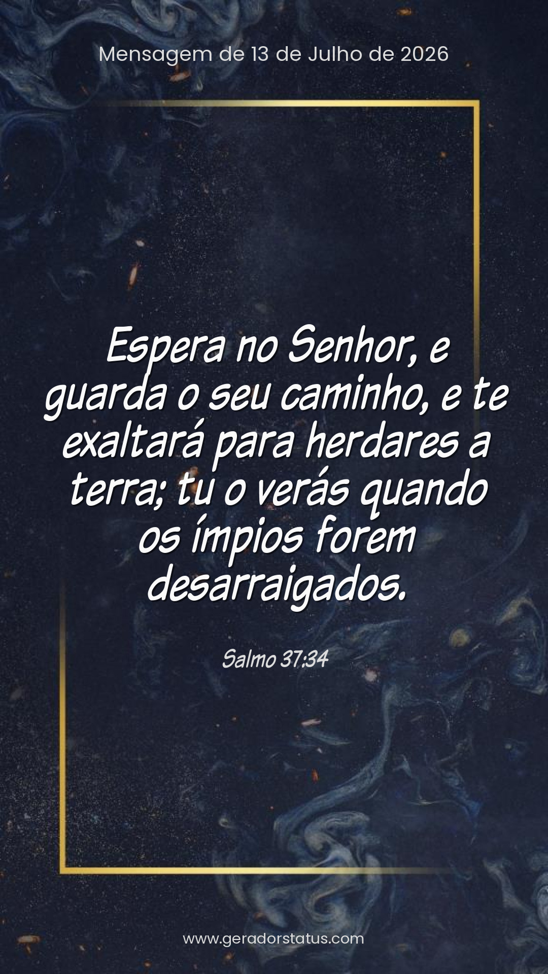 Status do dia: Salmo