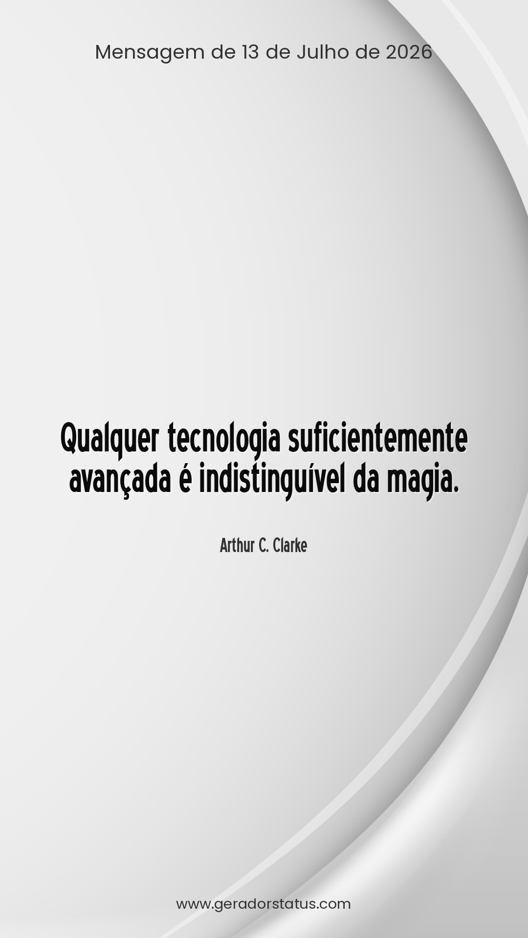 Status do dia: Citação